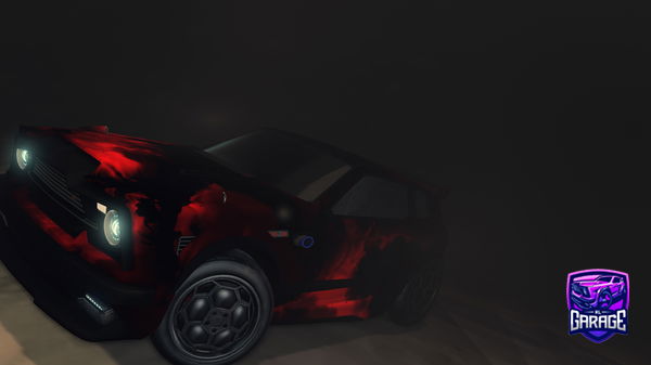 A Rocket League car design from _Brezza_