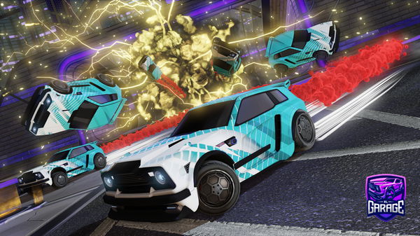 A Rocket League car design from Haverz