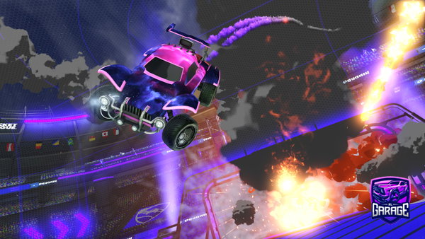 A Rocket League car design from MAXELLEXjr