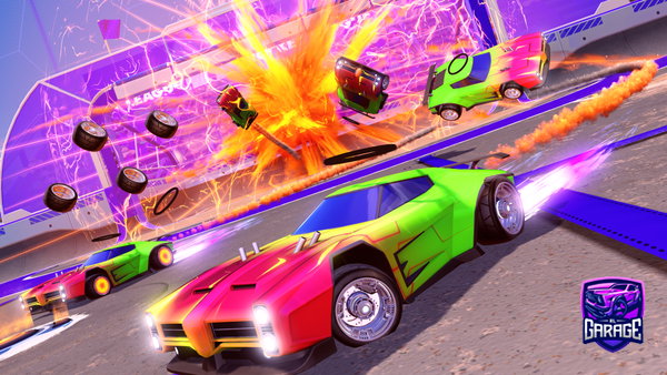 A Rocket League car design from dxc4f