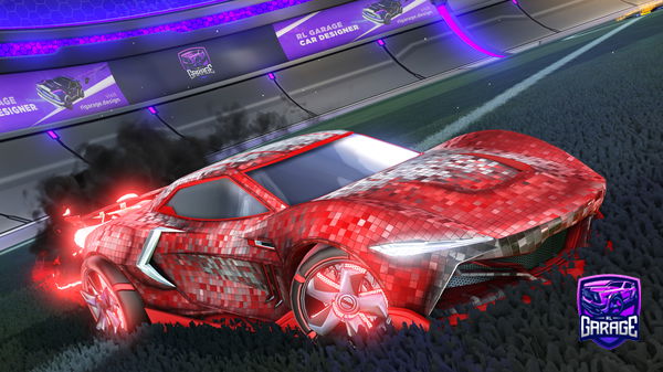 A Rocket League car design from ADJ-337