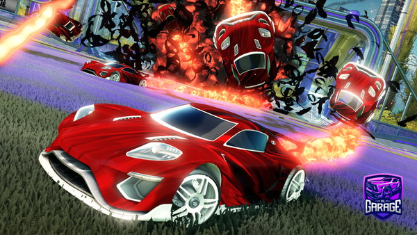 A Rocket League car design from AkanoBR