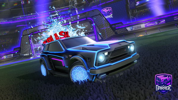 A Rocket League car design from Slimyteacakes