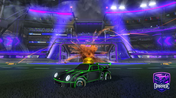 A Rocket League car design from Mcfinzone