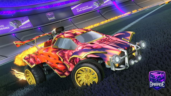 A Rocket League car design from TheNoob_125