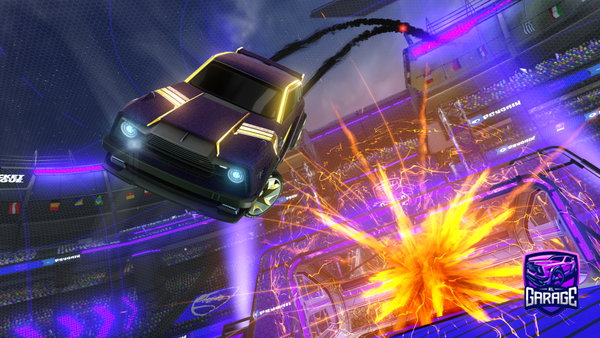 A Rocket League car design from fgqhsns