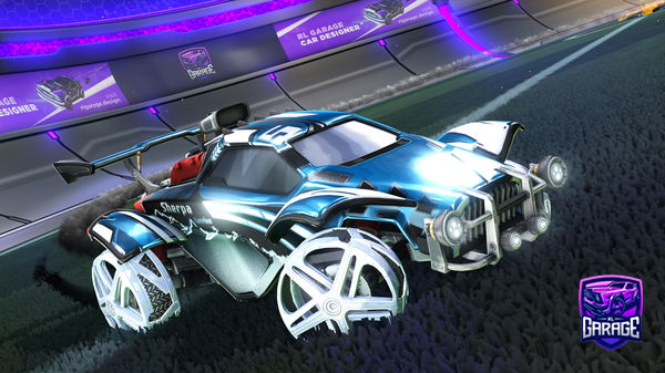 A Rocket League car design from Coby_