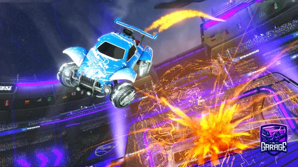 A Rocket League car design from Irku