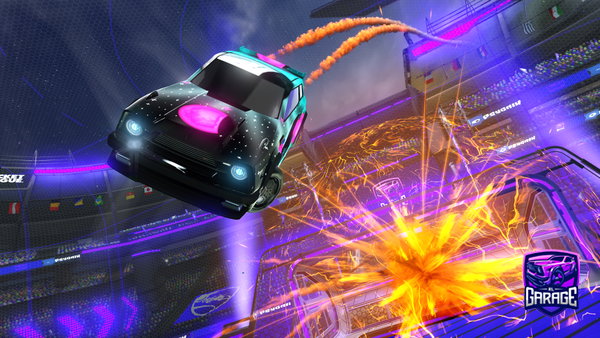 A Rocket League car design from mint999