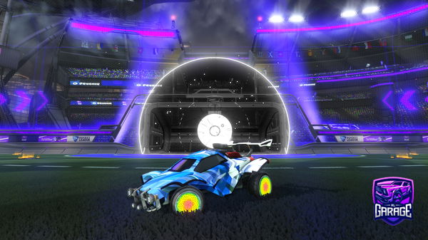 A Rocket League car design from YFFFGGH