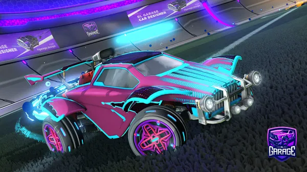 A Rocket League car design from Strawbrrym00n