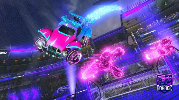 A Rocket League car design from Cringeyboi6648