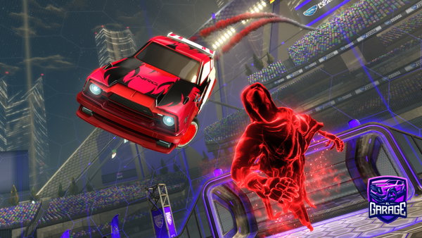 A Rocket League car design from Oajosokb