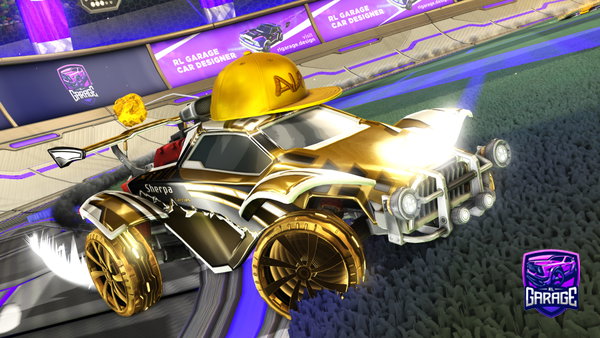 A Rocket League car design from Grubejust