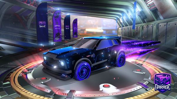 A Rocket League car design from -Trade-me-