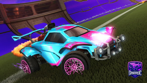 A Rocket League car design from beatking9