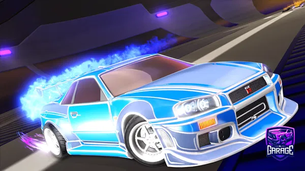 A Rocket League car design from SW1FT-