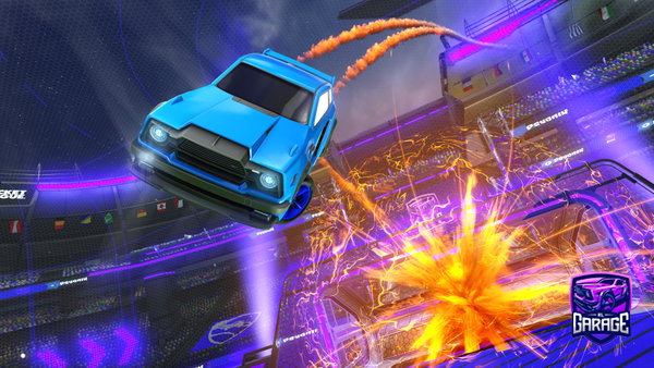 A Rocket League car design from Nateorus
