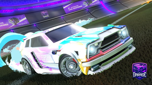 A Rocket League car design from chezeatero