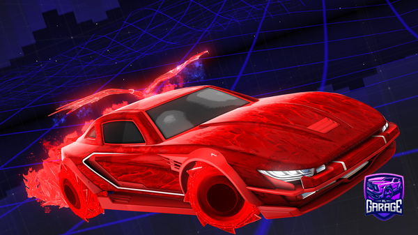 A Rocket League car design from Polar-Ray