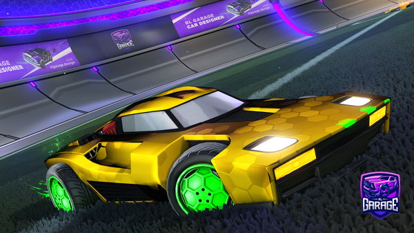 A Rocket League car design from Dash95