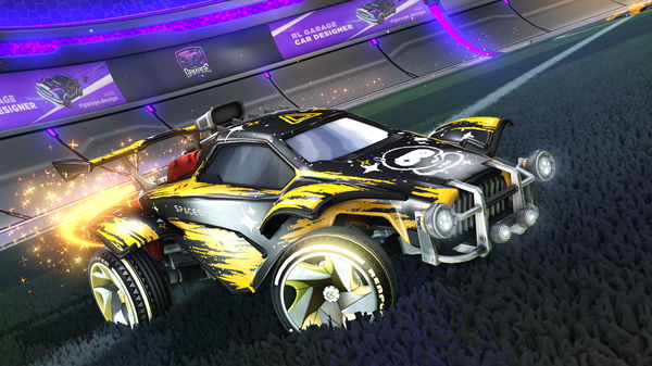 A Rocket League car design from J3LTE