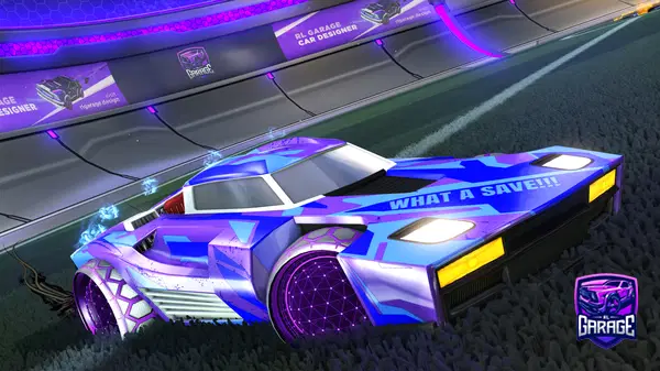 A Rocket League car design from RYZE_Vitql