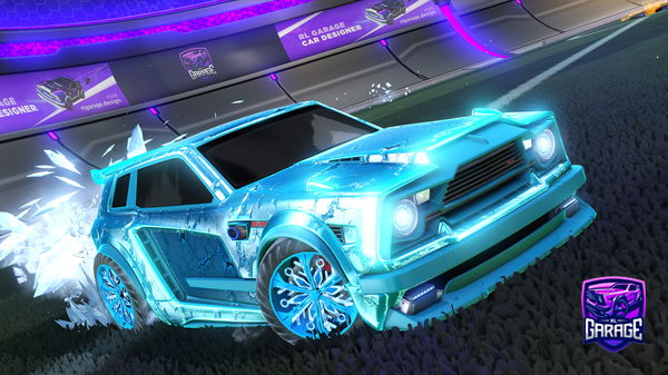A Rocket League car design from tydit