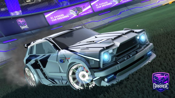 A Rocket League car design from Cat_232477