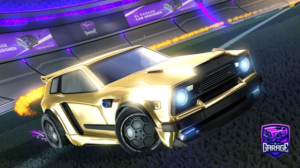 A Rocket League car design from CyberViper