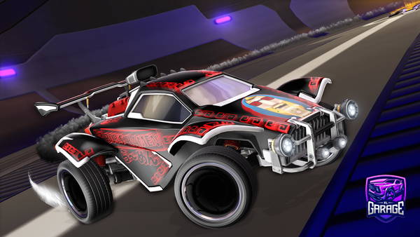 A Rocket League car design from Spaball
