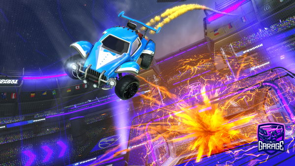 A Rocket League car design from Caillou_894