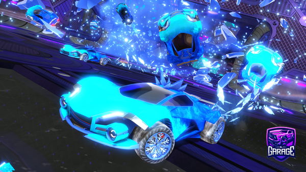 A Rocket League car design from Soccerstr710