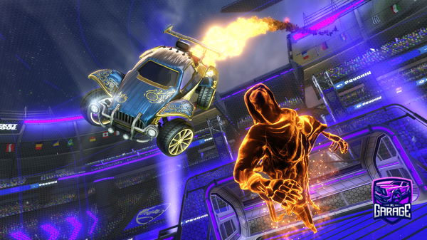 A Rocket League car design from y2ah