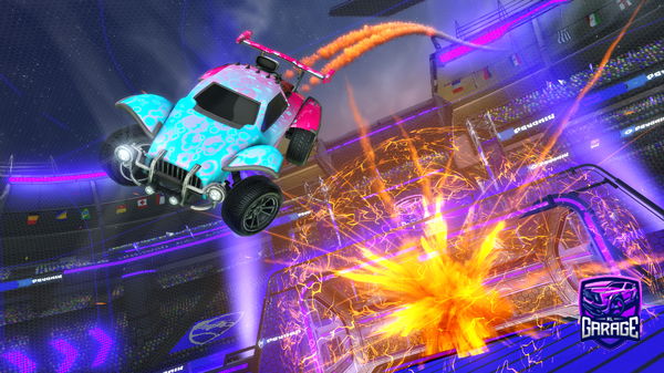 A Rocket League car design from SDsnappy