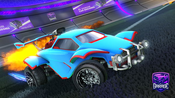 A Rocket League car design from Bomar_PC