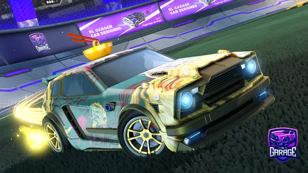 A Rocket League car design from nosh11take