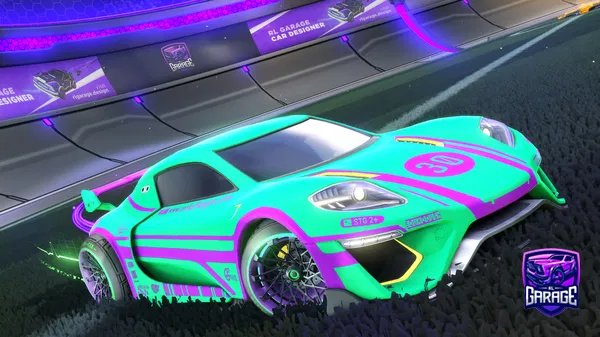A Rocket League car design from Scourts