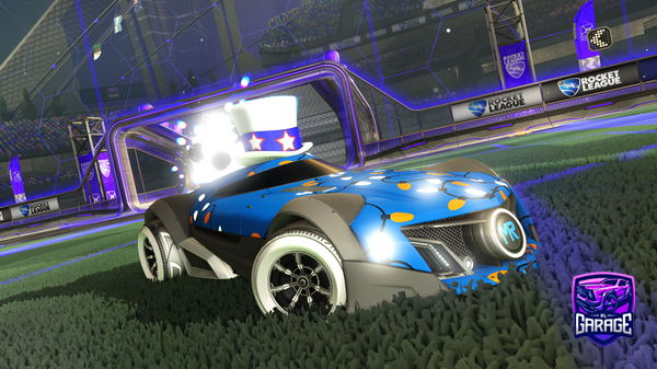 A Rocket League car design from kv1confia