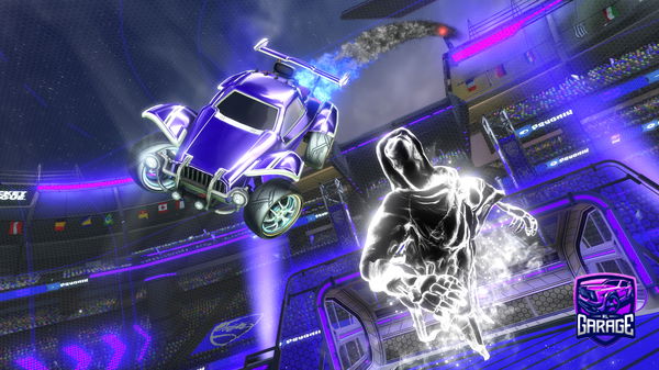 A Rocket League car design from hottiemcshottie