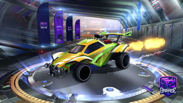 A Rocket League car design from FAZEKZ2