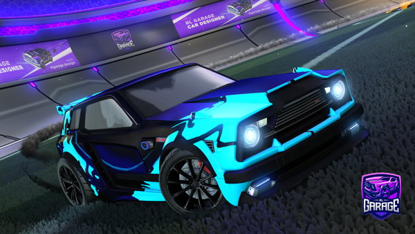 A Rocket League car design from brilxc