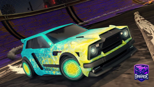 A Rocket League car design from refuise