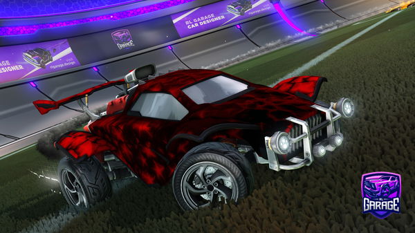 A Rocket League car design from _icy_