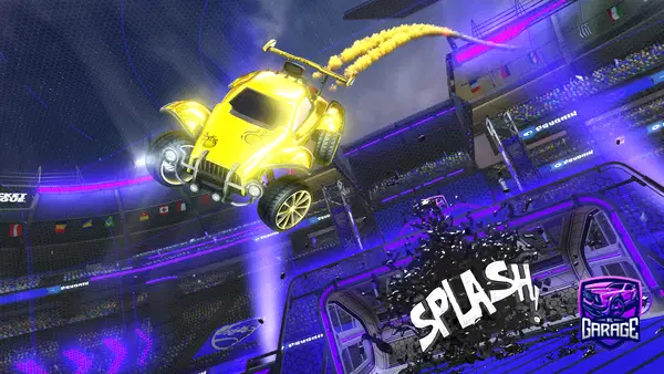 A Rocket League car design from Steamblaster