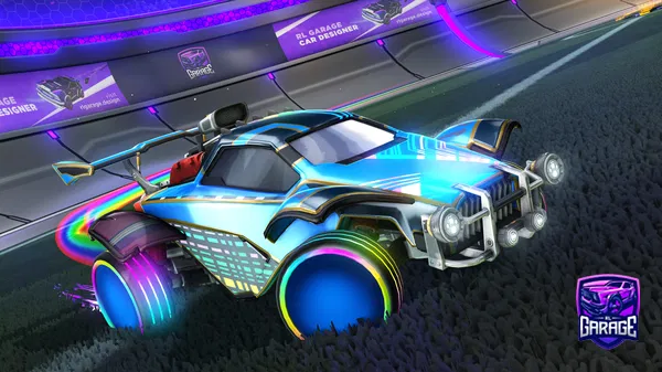 A Rocket League car design from doggo-aru