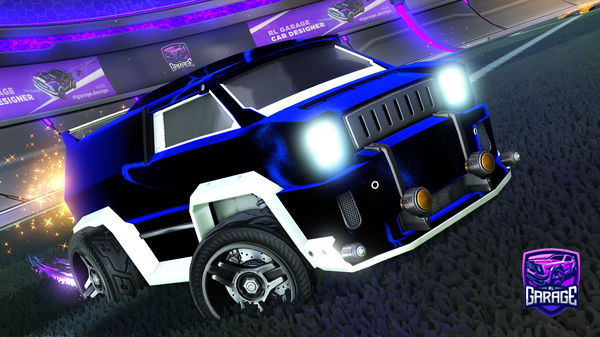 A Rocket League car design from RoadToBlackStandard