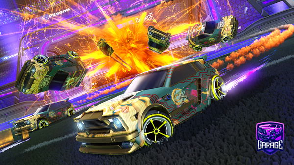 A Rocket League car design from teddy2552