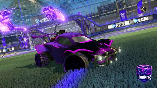 A Rocket League car design from Dogspider55