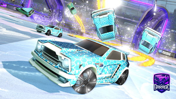 A Rocket League car design from Kaktus189